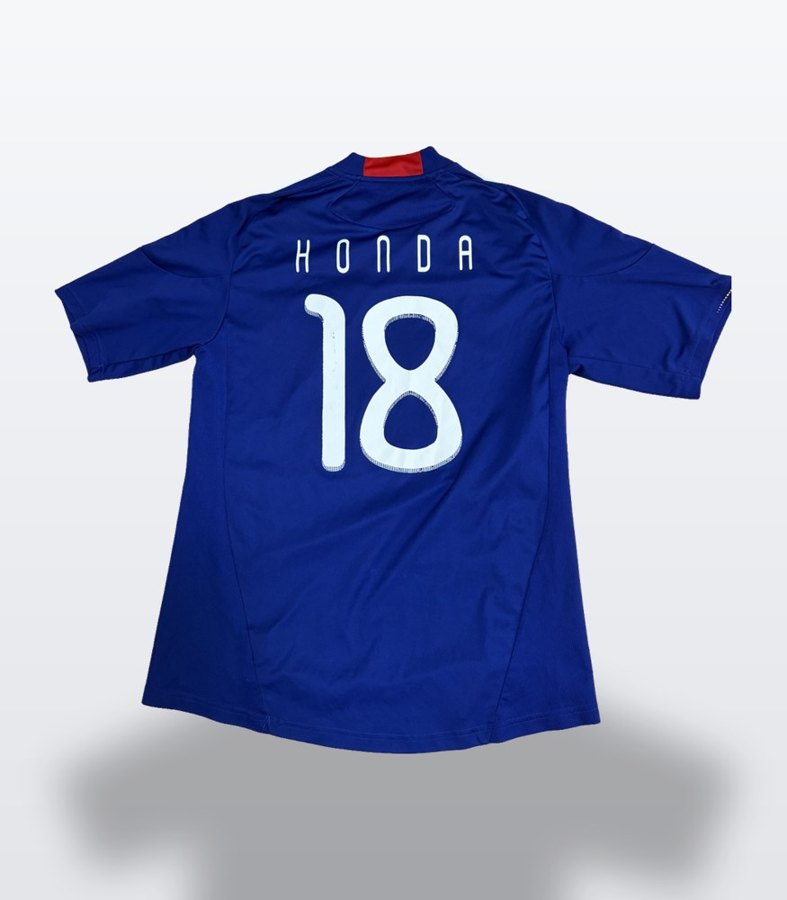 2010南アフリカW杯 日本代表 HONDA 18 背面 実物